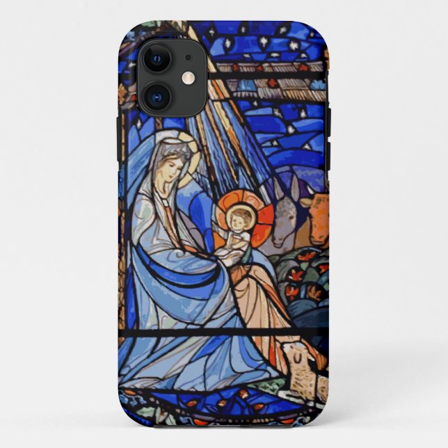 Coques Case-Mate iPhone Nativité du style Verre Trait (Dos)
