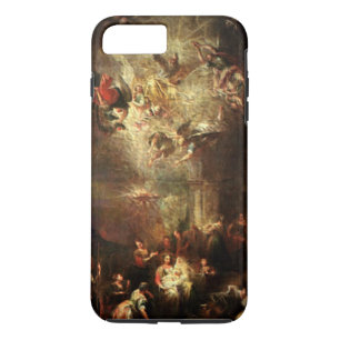 Coque iPhone 7 Plus Nativité - La naissance du Christ - Anges verglaça