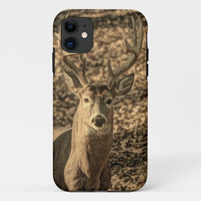 Coques Case-Mate iPhone nature Camouflage outdoor homme cerf blanc (Dos)