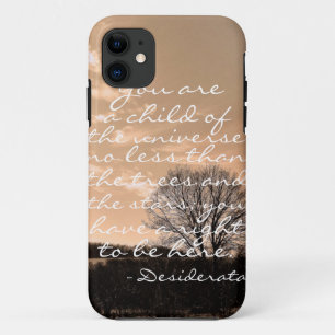 Coques Pour iPhone Nature inspirée de citation d'énonciation de po