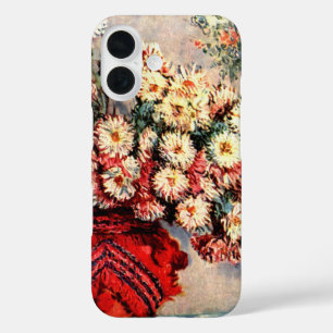 Coques iPhone 16 Nature morte aux Chrysanthèmes par Claude Monet