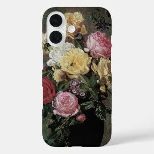 Coques iPhone 16 Nature morte avec fleurs dans un vase par Olaf Her