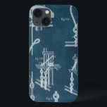 Coque Case-Mate iPhone Nautical Detail Blueprint IV<br><div class="desc">Maps & Blueprints</div>