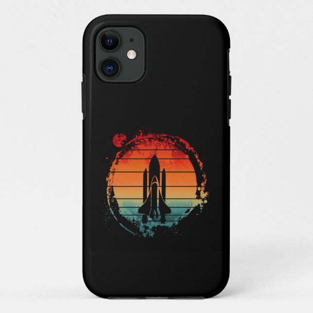 COQUES Case-Mate iPhone NAVETTE SPATIALE VINTAGE (Dos)