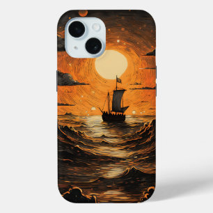 Coque Case-Mate iPhone Navire naviguant la nuit