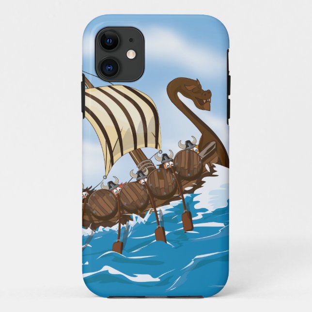 Coques Case-Mate iPhone Navire Viking (Dos)