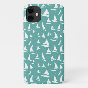 Case-Mate iPhone Case Navires nautiques Bleu Blanc Maritime Imprimer