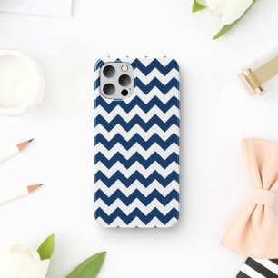 Case-Mate iPhone Case Navy Zigzag, Navy Chevron, Motif géométrique