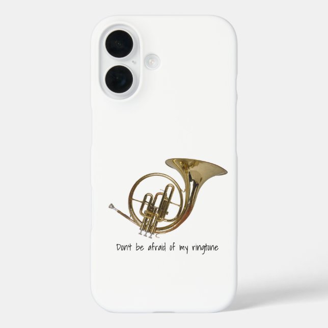 Coques Case-Mate iPhone N'ayez pas peur de ma sonnerie (Verso)