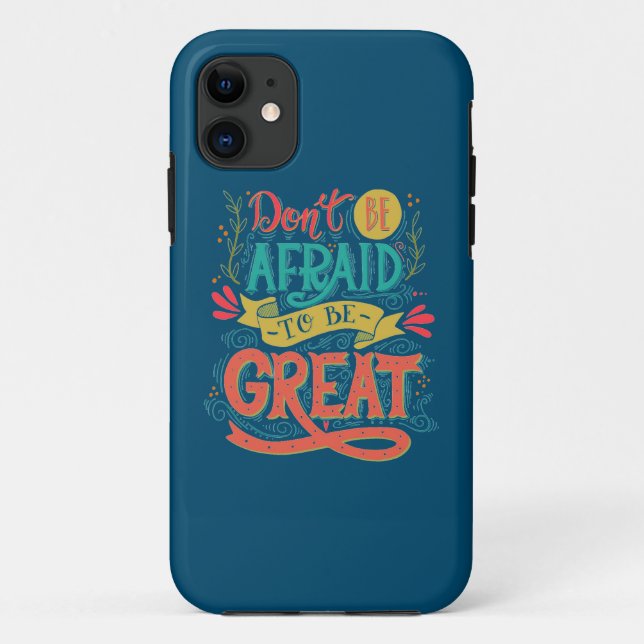 Coques Case-Mate iPhone N'ayez pas peur pour être grand (Dos)