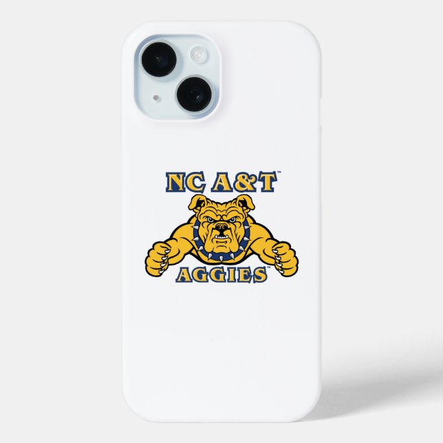Coques Case-Mate iPhone NC A&T Agences | Aggie Bulldog (Verso)