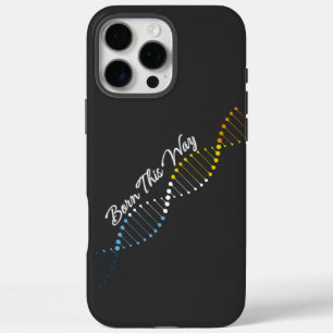 Coque iPhone 16 Pro Max Né de cette façon - AroAce Pride ADN