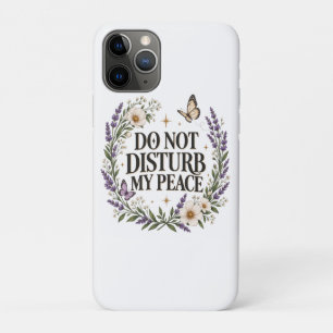 Case-Mate iPhone Case Ne Dérangez Pas Ma Paix Floral Botanique De Soins