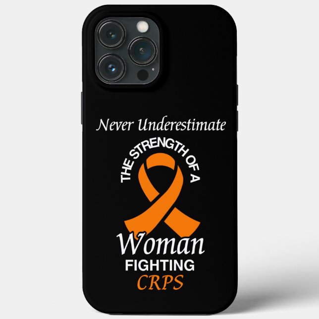 Coques Case-Mate iPhone Ne jamais sous-estimer/Ruban/Femme...CRPS (Verso)
