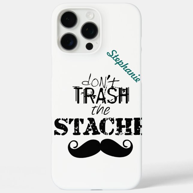 Coques Case-Mate iPhone Ne jetez pas la moustache Retro Hipster (Verso)
