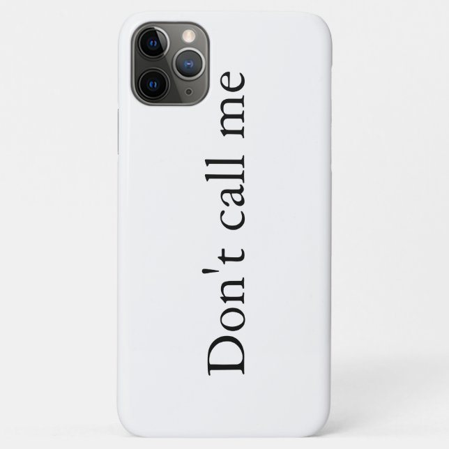 Coques Case-Mate iPhone Ne m'appelez pas - (Dos)