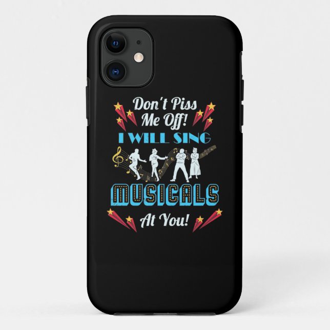 Coques Case-Mate iPhone Ne Me Fous Pas De La Musique (Dos)
