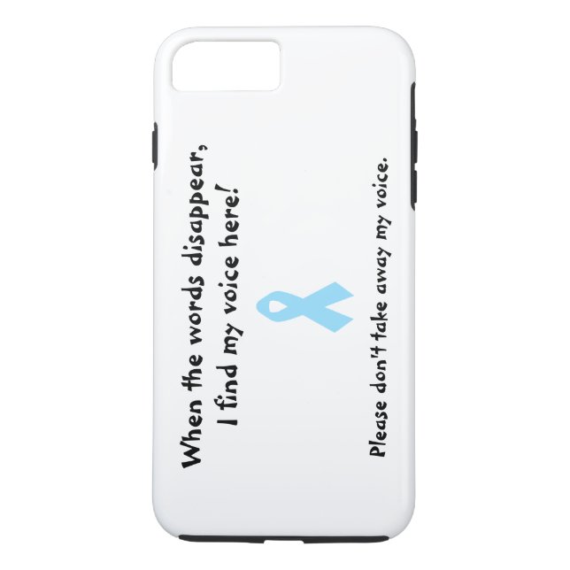 Coques Case-Mate iPhone Ne m'enlevez pas ma voix Mutisme sélectif (Dos)