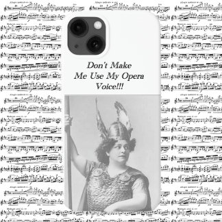 Case-Mate iPhone Case Ne m'oblige pas à utiliser ma voix Opéra
