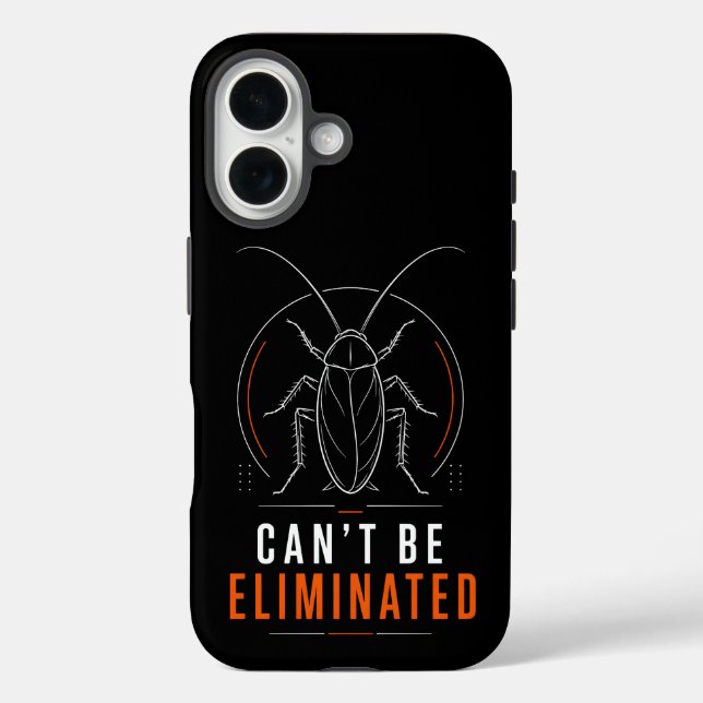 Coques Case-Mate iPhone Ne peut être éliminé Blatte minimale (Verso)