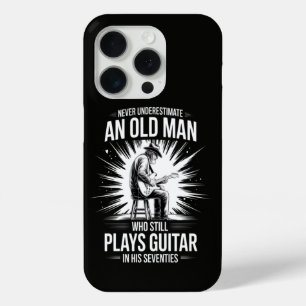 Coque Case-Mate iPhone Ne sous-estimez jamais un vieil homme qui joue de
