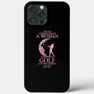 Case-Mate iPhone Case Ne Sous-Estimez Jamais Une Femme Qui Aime Le Golf 