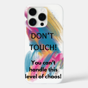 Coque iPhone 16 Pro Ne touchez pas