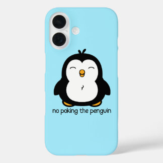 Coque Pour iPhone 16 Ne touchez pas au pingouin
