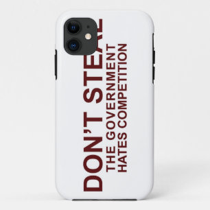 Coque Case-Mate Pour iPhone Ne volez pas - la concurrence de haines de