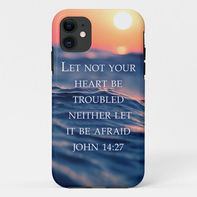 Coques Case-Mate iPhone Ne vous inquiétez pas couplet biblique, encouragem (Dos)