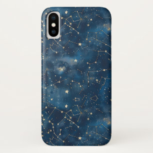 Case-Mate iPhone Case Nébuleuse d'étoiles cosmiques sarcelle dorée mysti