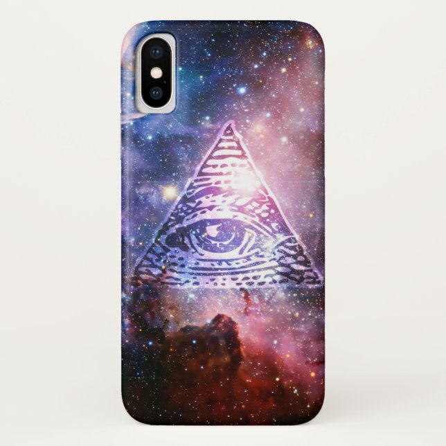 Coques Case-Mate iPhone Nébuleuse d'Illuminati (Dos)