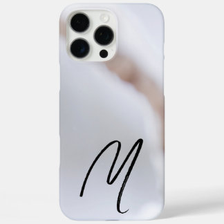 Coque iPhone 16 Pro Max Neige brillante noir et blanc