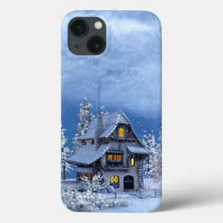 Case-Mate iPhone Case Neige de Noël sur Maison de pain d'épices