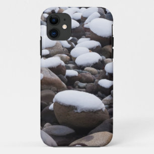 Coque iPhone 11 Neige et rochers, Parc national du mont Rainier
