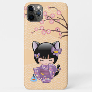 Case-Mate iPhone Case Neko Kokeshi Poupée - Cat Ears Geisha Girl