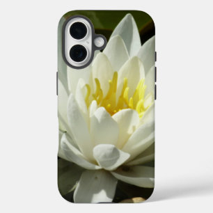 Coque Pour iPhone 16 Nénuphar blanc et bud Floral