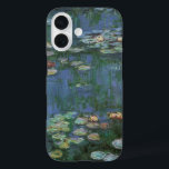 Coque Pour iPhone 16 Nénuphars de Claude Monet, Fleurs Vintages<br><div class="desc">Nénuphar (1916) par Claude Monet. Water Lilies est un impressionisme vintage de peinture florale d'art. Jardin fleuri de la saison de printemps de Monet à Giverny, France. Ce paysage est l'une des nombreuses variations de peintures de nénuphars que Monet peint par son étang. À propos de l'artiste : Claude Monet...</div>