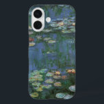 Coque Pour iPhone 16 Nénuphars de Claude Monet, Fleurs Vintages<br><div class="desc">Nénuphar (1916) par Claude Monet. Water Lilies est un impressionisme vintage de peinture florale d'art. Jardin fleuri de la saison de printemps de Monet à Giverny, France. Ce paysage est l'une des nombreuses variations de peintures de nénuphars que Monet peint par son étang. À propos de l'artiste : Claude Monet...</div>