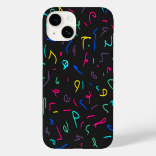 Coque Case-Mate iPhone Neon Bright Marques sur Noir