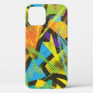 Case-Mate iPhone Case Neon chaotique : Motif de graffiti Abstrait.