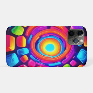 Case-Mate iPhone Case Neon Cube Vortex Art