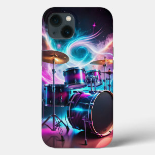 Case-Mate iPhone Case Neon Drums Music Lover