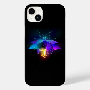 Coque Case-Mate iPhone Neon Firefly sur noir