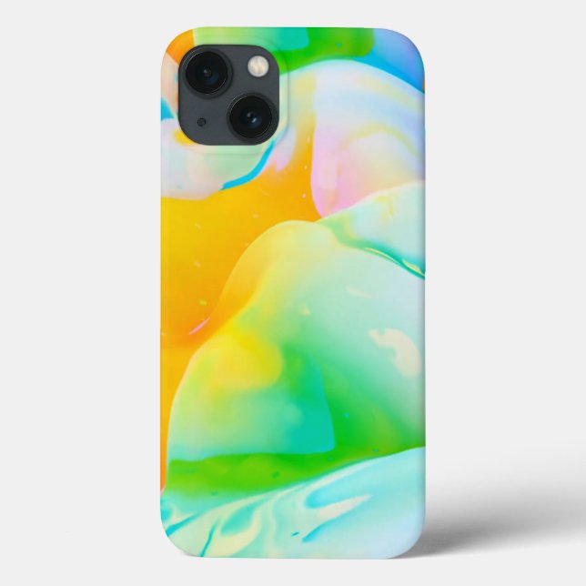 Coques Case-Mate iPhone Neon fluide Abstrait (Verso)