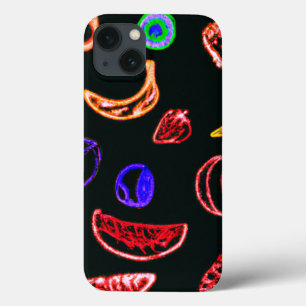 Case-Mate iPhone Case Neon Fruits Motif Design d'art