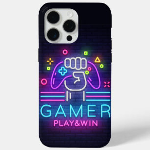 Coque Case-Mate iPhone Neon Gamer's Play And Win