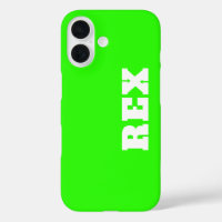 Neon Green et White Nom moderne Animaux de compagn