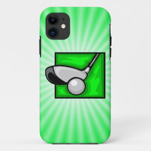 Coque iPhone 11 Neon Green Golf