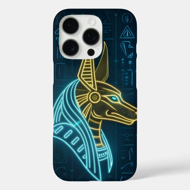 Coques Case-Mate iPhone Neon Guardian : Anubis Awakens (Verso)